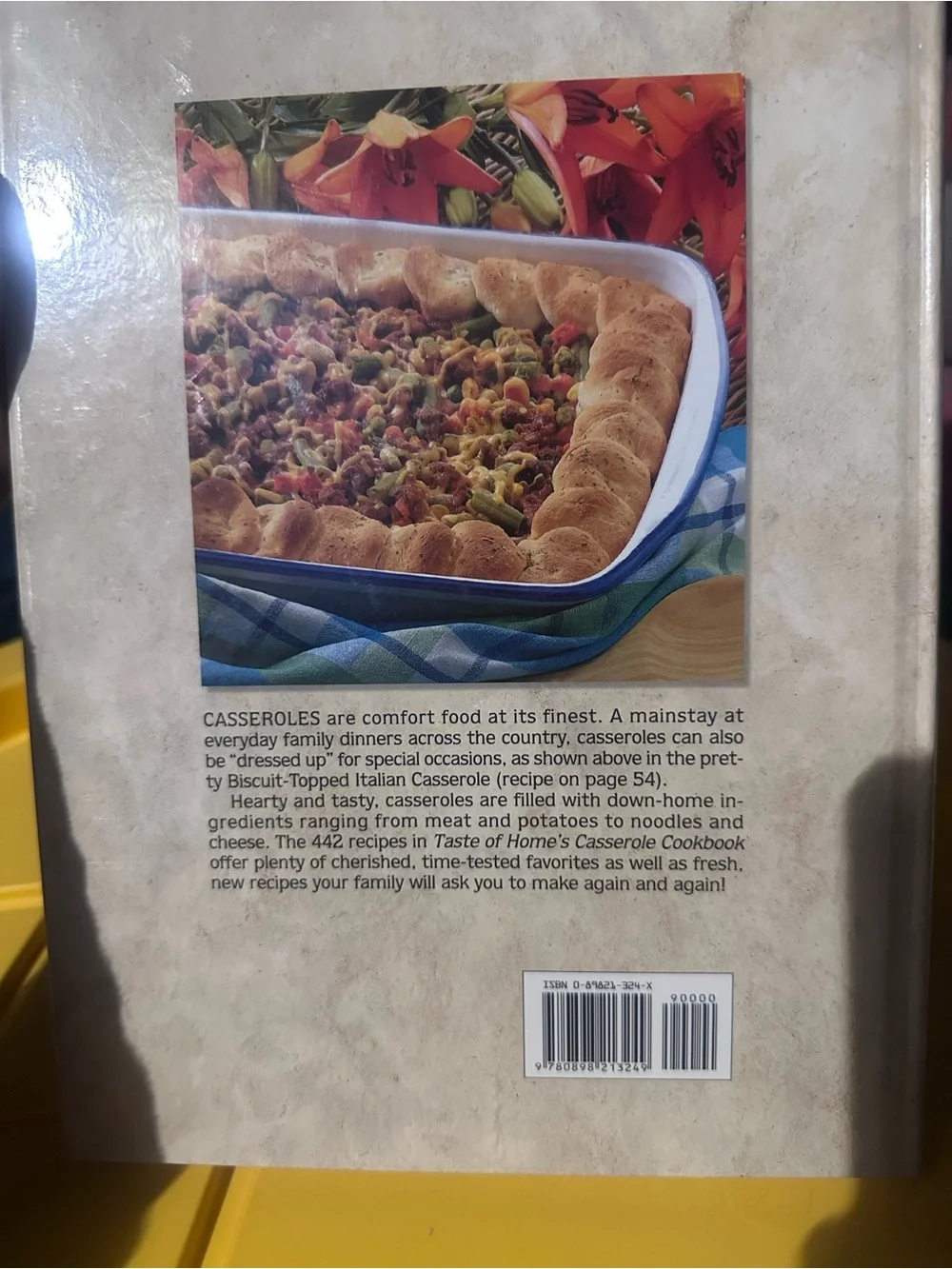 Taste of Home Casserole Cookbook ✨👨‍🍳🍳⭐️Colored Food Photos